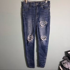 American Eagle Super High Rise Jeggings Size 4